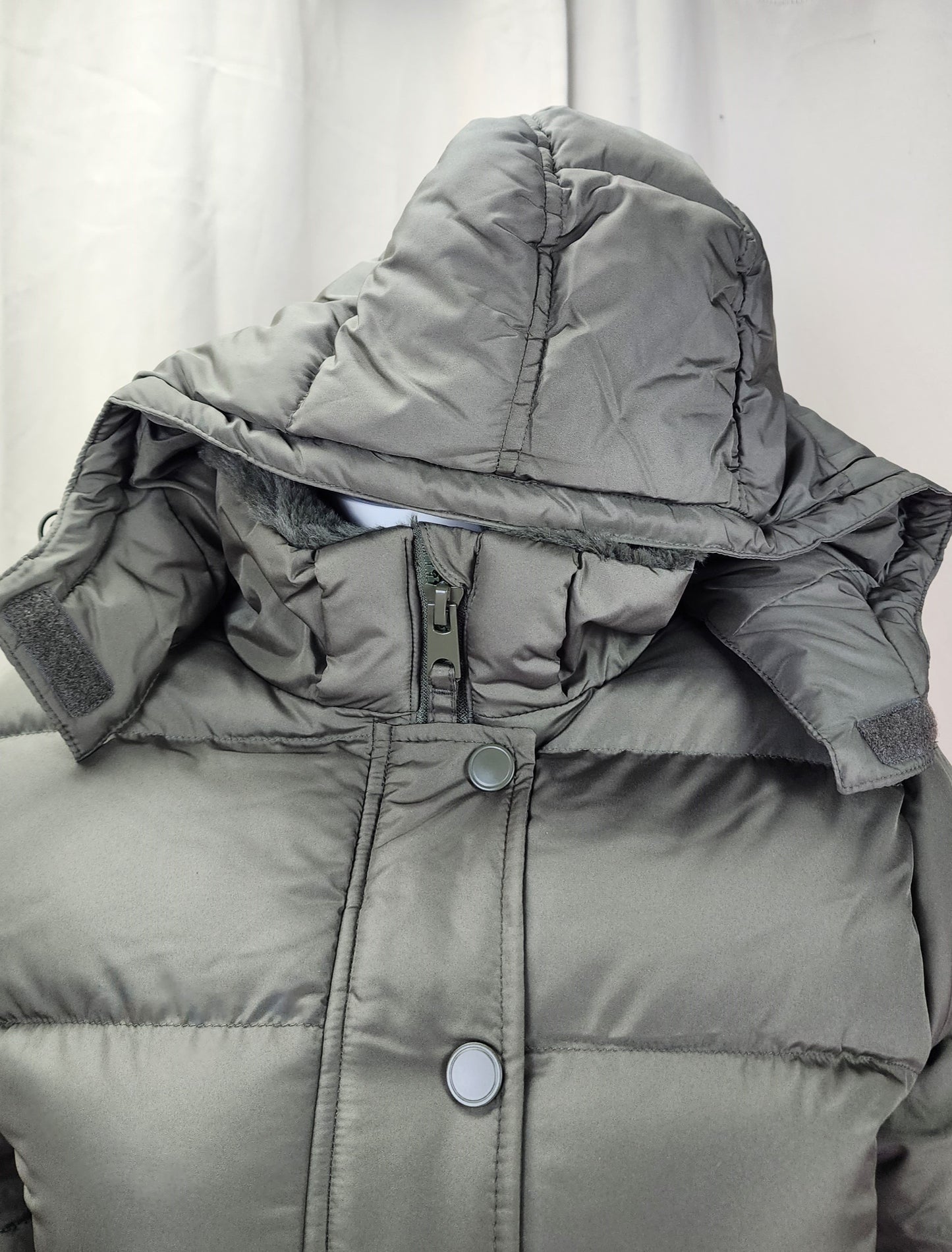 Olive Green Puffer Jacket