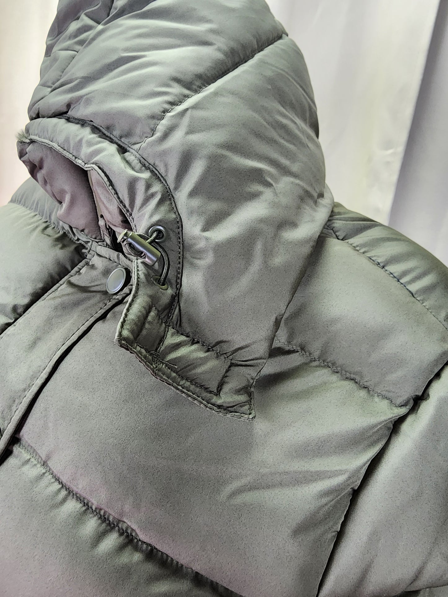 Olive Green Puffer Jacket